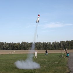 Showraketa K Jerabka - start